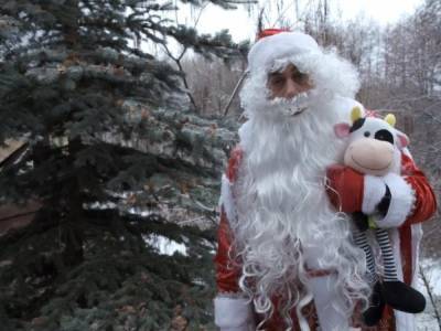 "Хорошие люди должны размножаться!" Комаровский в костюме Деда Мороза поздравил украинцев с Новым годом