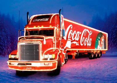В Прагу приедет рождественский грузовик Coca-Cola