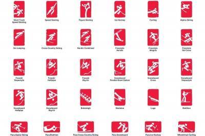 МОК опубликовал пиктограммы зимней Олимпиады-2022