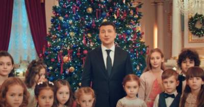 Поздравление президента Украины Владимира Зеленского с Новым 2021 годом: видео