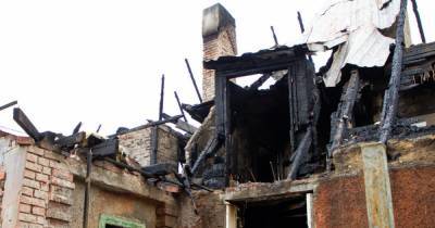 В Черняховском районе при пожаре пострадал человек