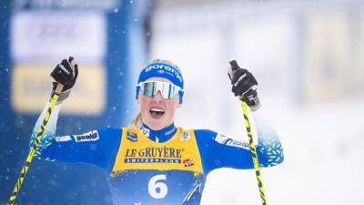 Лампич потеряла второе место в принте на «Тур де Ски» из-за дисквалификации