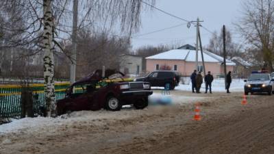 В Рязанской области ВАЗ врезался в дерево – погиб 17-летний парень