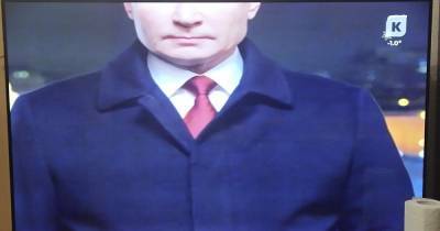 Калининградский телеканал объяснил обрезанное новогоднее обращение Путина