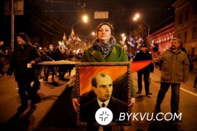 Факельное шествие ко дню рождения Бандеры в Киеве: как это было
