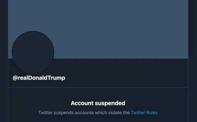 Twitter навсегда заблокировал Трампа