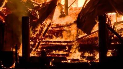 В Сердобском районе загорелся дом, есть погибший