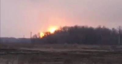 Взрыв газопровода под Лубнами: факельное горение полностью потушили