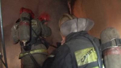 Спасатели эвакуировали 12 человек при пожаре на Маршала Жукова