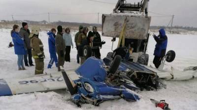 Три человека погибли при падении легкомоторного самолета в Ленобласти
