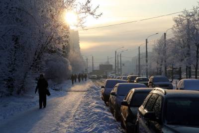 Мороз крепчал: петербуржцам пообещали минус 19 градусов