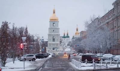 В Украину идут снегопады и резкое похолодание