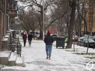 На Одессу надвигается снегопад