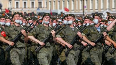 Военные ЗВО готовятся к участию в торжествах в день Победы на Красной площади