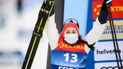 Россиянка Юлия Ступак пришла второй в общем зачете гонки «Тур де Ски»