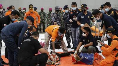 На борту упавшего индонезийского самолета находились 65 человек