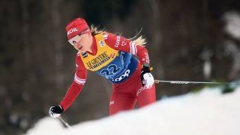 Вологжанка пришла девятой в последнем этапе лыжной гонки Тур де Ски