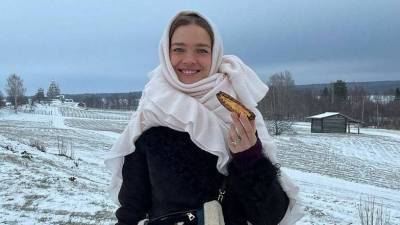 Наталья Водянова: зимние образы