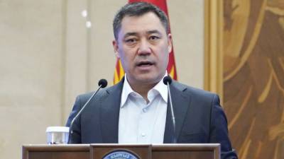 Жапаров лидирует на президентских выборах в Кыргызстане после обработки 90% бюллетеней