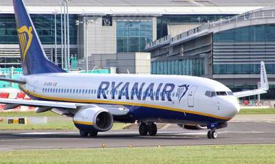 Ryanair приостанавливает большинство рейсов из Киев