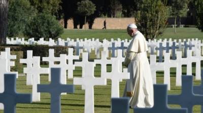 "Насилие всегда несет разрушения": папа римский обратился к гражданам США