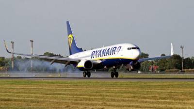 Ryanair отменил 70% рейсов из Киева