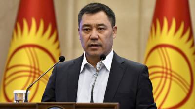 Садыр Жапаров победил на президентских выборах в Кыргызстане