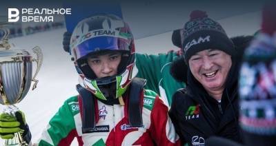 Сын Салавата Фатхутдинова победил на этапе Кубка России по ледовым гонкам