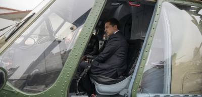 От безысходности Зеленский может полететь в Донецк на вертолете