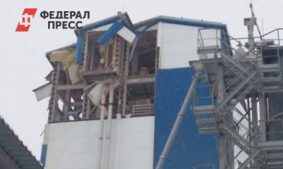 В Новосибирске взрыв разрушил два этажа промышленного корпуса