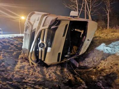 На Брянщине перевернулся «бусик» из Беларуси: из семи пострадавших двое в тяжелом состоянии