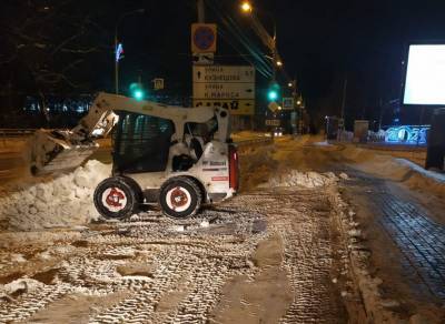 С улиц Ульяновска за ночь вывезли 1,5 тысячи тонн снега