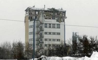 В Новосибирске частично обрушилось восьмиэтажное здание
