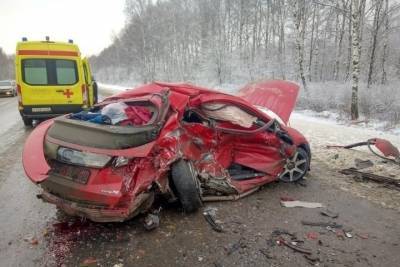 Пассажир «Хонда Цивик» погиб в ДТП в Рязанской области