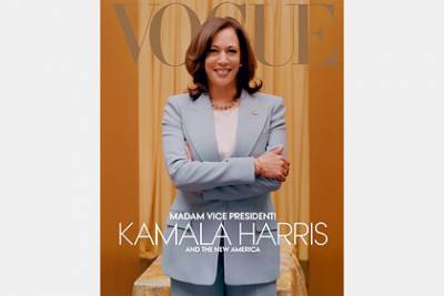 Внешний вид Камалы Харрис на новой обложке Vogue вызвал споры в сети