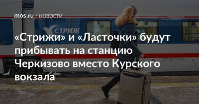 «Стрижи» и «Ласточки» будут прибывать на станцию Черкизово вместо Курского вокзала