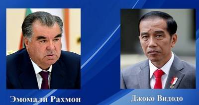 Эмомали Рахмон выразил соболезнования президенту Индонезии