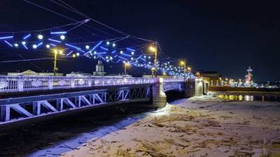 Ночь на понедельник стала самой холодной в Петербурге с начала зимы
