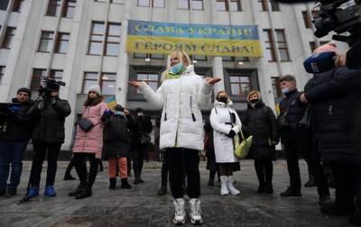 В Тернополе предприниматели протестуют против карантина: "Дайте жить"