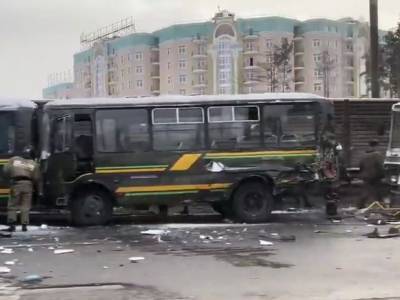 Выросло число пострадавших в страшной аварии с военными автобусами