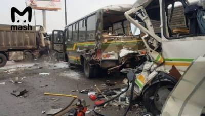 ДТП с военными автобусами в Подмосковье: четверо погибли, пострадали 24