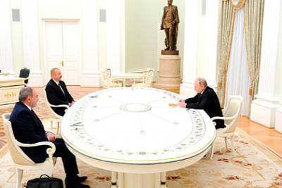 Переговоры Путина, Пашиняна и Алиева завершились