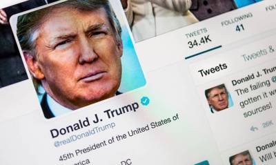 Акции Twitter упали уже более чем на 10% на фоне блокировки аккаунта Трампа