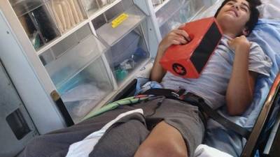 14-летний мальчик выбил себе колено, снимая видео для Тik-Tok