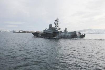 МРК «Айсберг» вышел в Баренцево море для отработки учебно-боевых задач