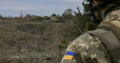 В результате обстрела боевиков погиб украинский военный