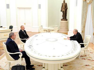 Путин, Пашинян и Алиев договорились о создании инфраструктуры в Карабахе