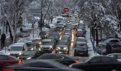 Автомобильный трафик в Киеве вырос на 5% за год