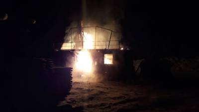 В Сахалинской области на буровой загорелся метан