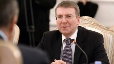 Глава МИД Латвии Ринкевич выступил против проведения ЧМ-2021 в Белоруссии